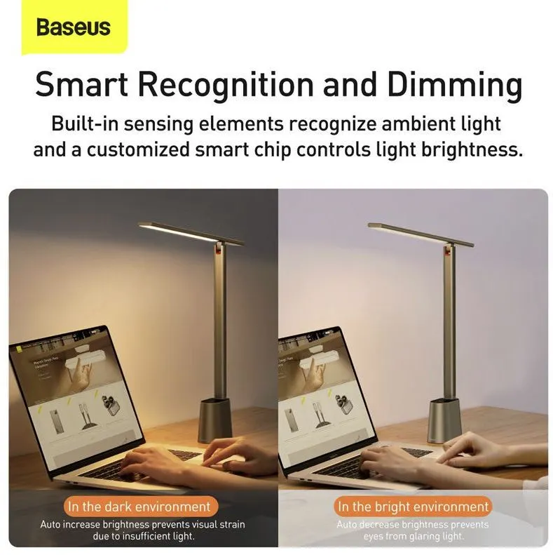Baseus Smart Eye Series Rechargeable Folding Desk Lamp (1)