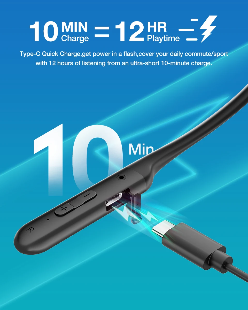 QCY C1 Wireless Neckband Headphones (1)