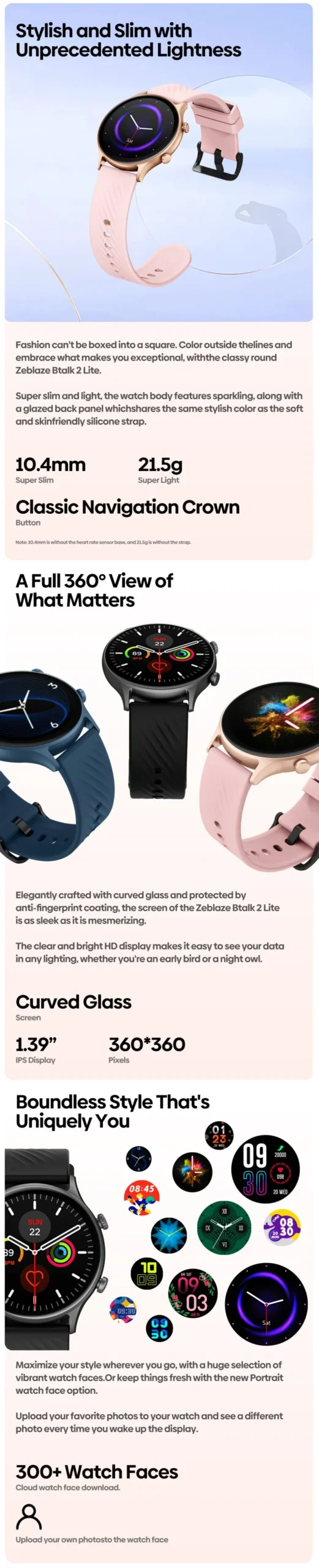 Zeblaze Btalk 2 Lite Bluetooth Calling Smart Watch (1)