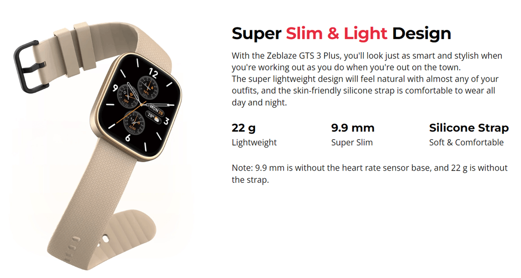 Zeblaze GTS 3 Plus smartwatch (1)