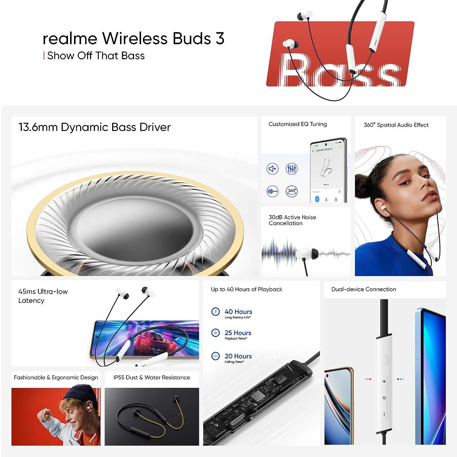 realme Buds Wireless 3 Neckband ANC With Spatial Audio (1)
