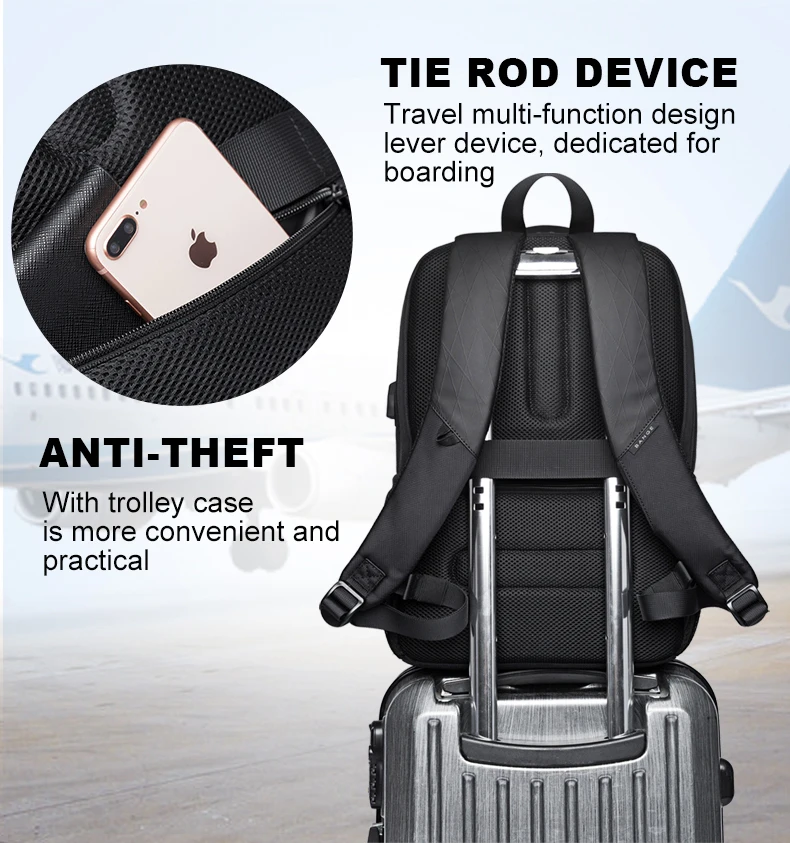 BANGE BG-1921 Large Capacity 15.6 Inch Laptop Backpack 