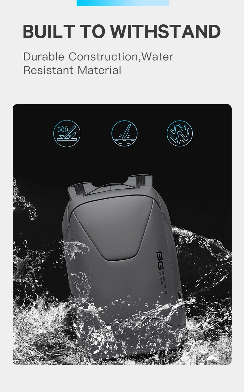 BANGE BG-22188 Premium Anti Theft Backpack with USB Port
