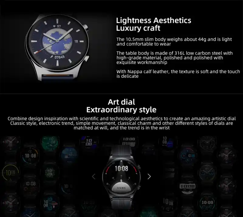 HONOR Watch GS3 1.43″ AMOLED Bluetooth Calling Smart Watch