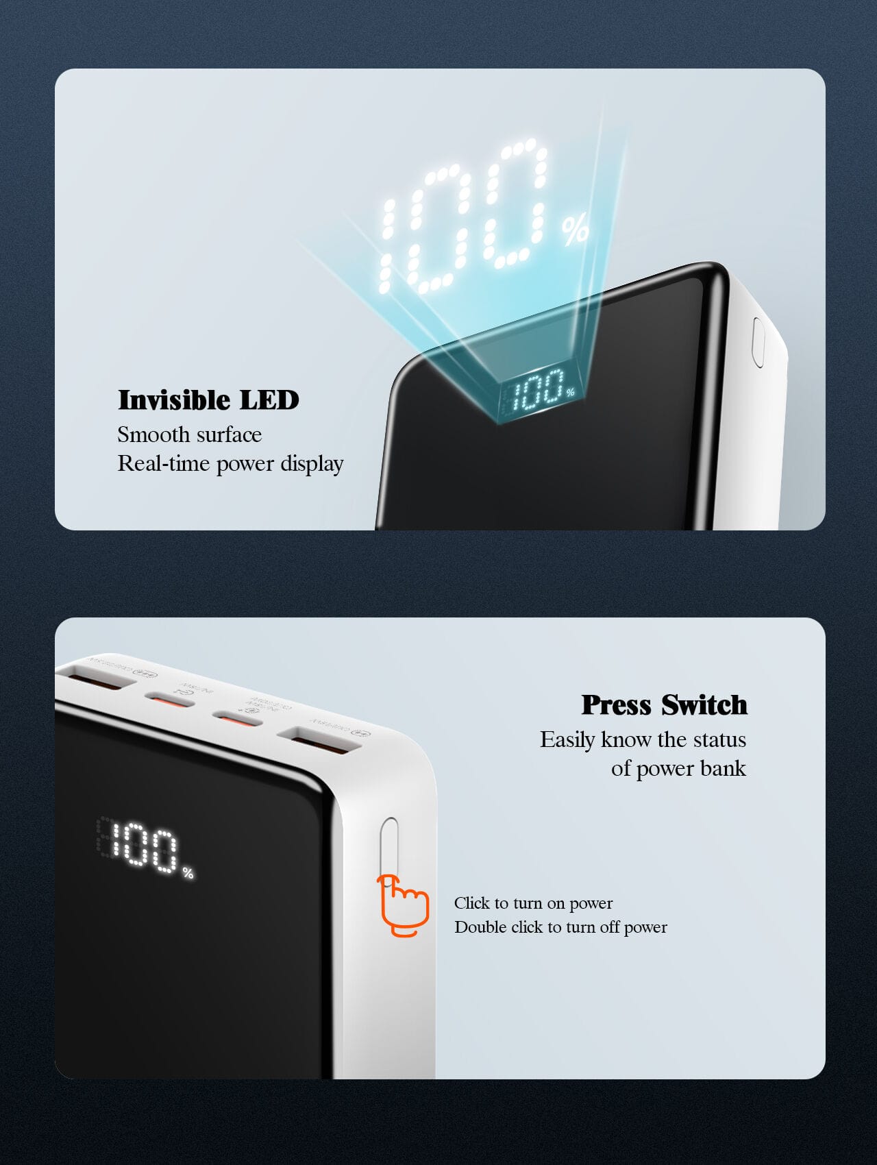 LDNIO PQ22 22.5W 20000mah Universal Quick Charge Power bank