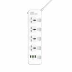 LDNIO SC4408 DEFENDER SERIES 4 Power Socket 4 USB 3.4A 2500W Power Strip