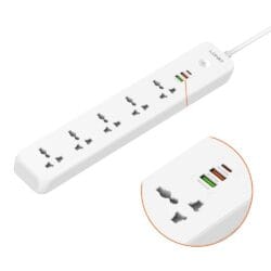 LDNIO SC5319 Power Strip with 5 Sockets & 3-Port USB Charger