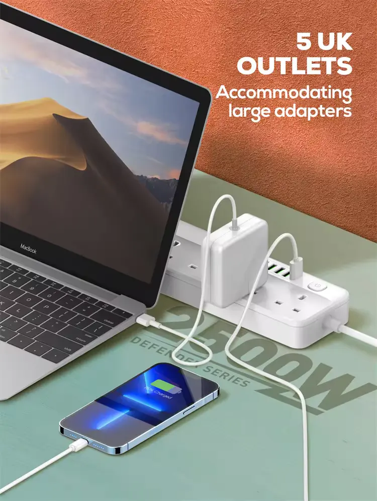 LDNIO SK1495 65W Multifunction UK Power Strip