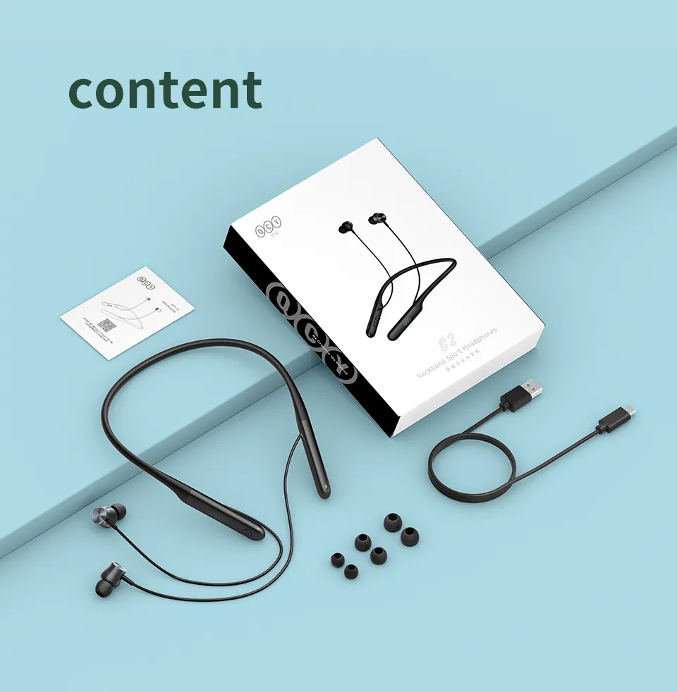 QCY C2 Bluetooth Neckband Headphones (10)