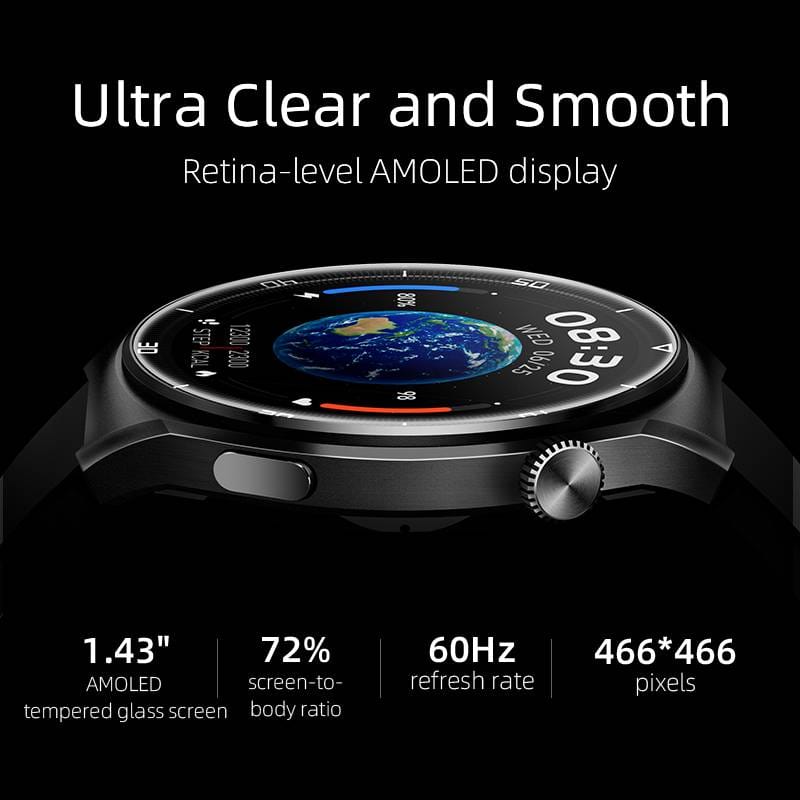 QCY GT 2 Smart Watch Retina Amoled Display