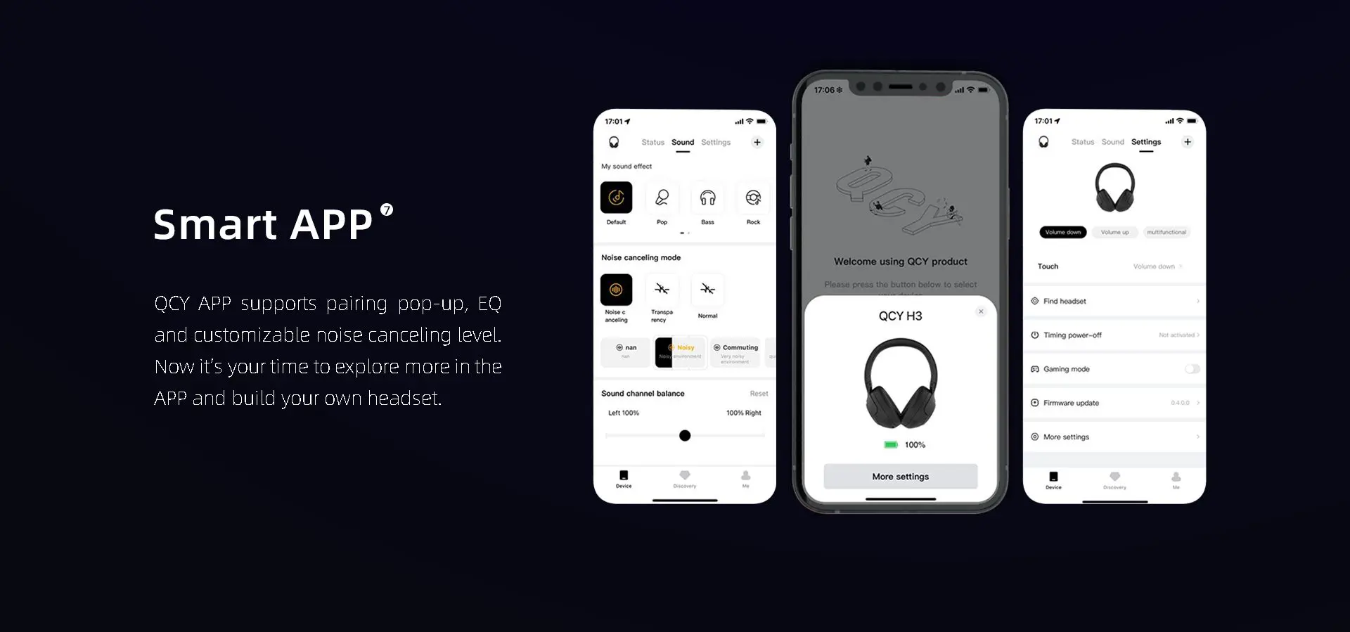 QCY H3 43dB Hybrid ANC Wireless Headphones (1)