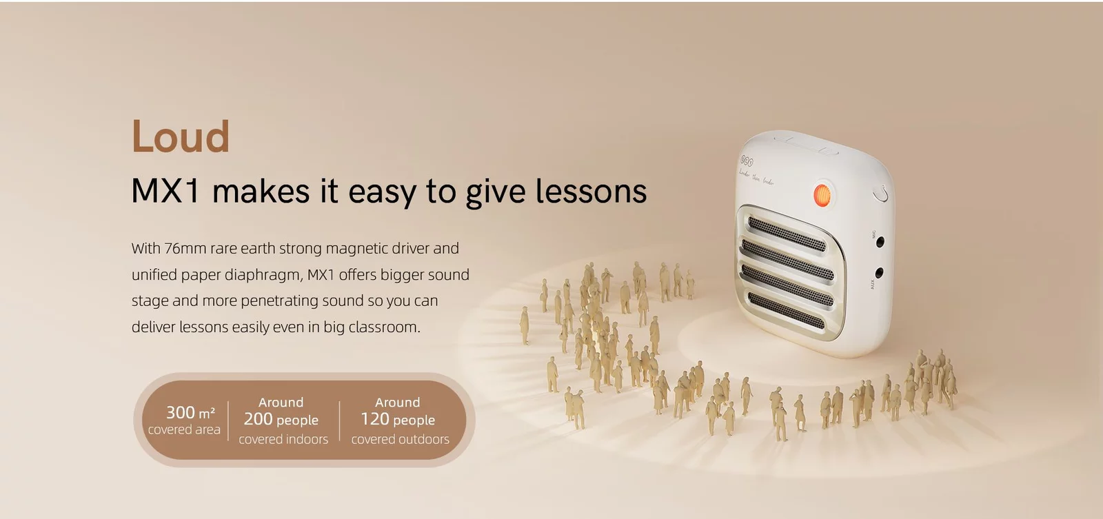 QCY MX1 Wireless Bluetooth Speaker