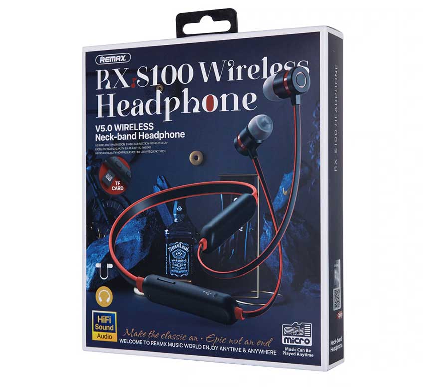 Remax RX-S100 Wireless Neckband Earphone (3)