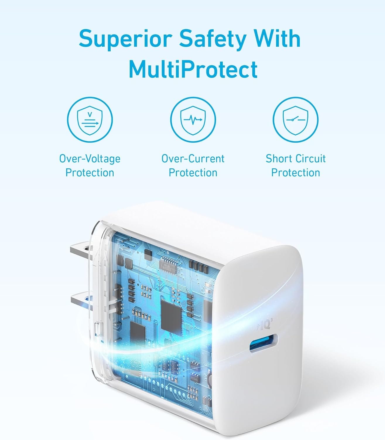 Anker 20W USB C Fast Wall Charger Block for iPhone All Series