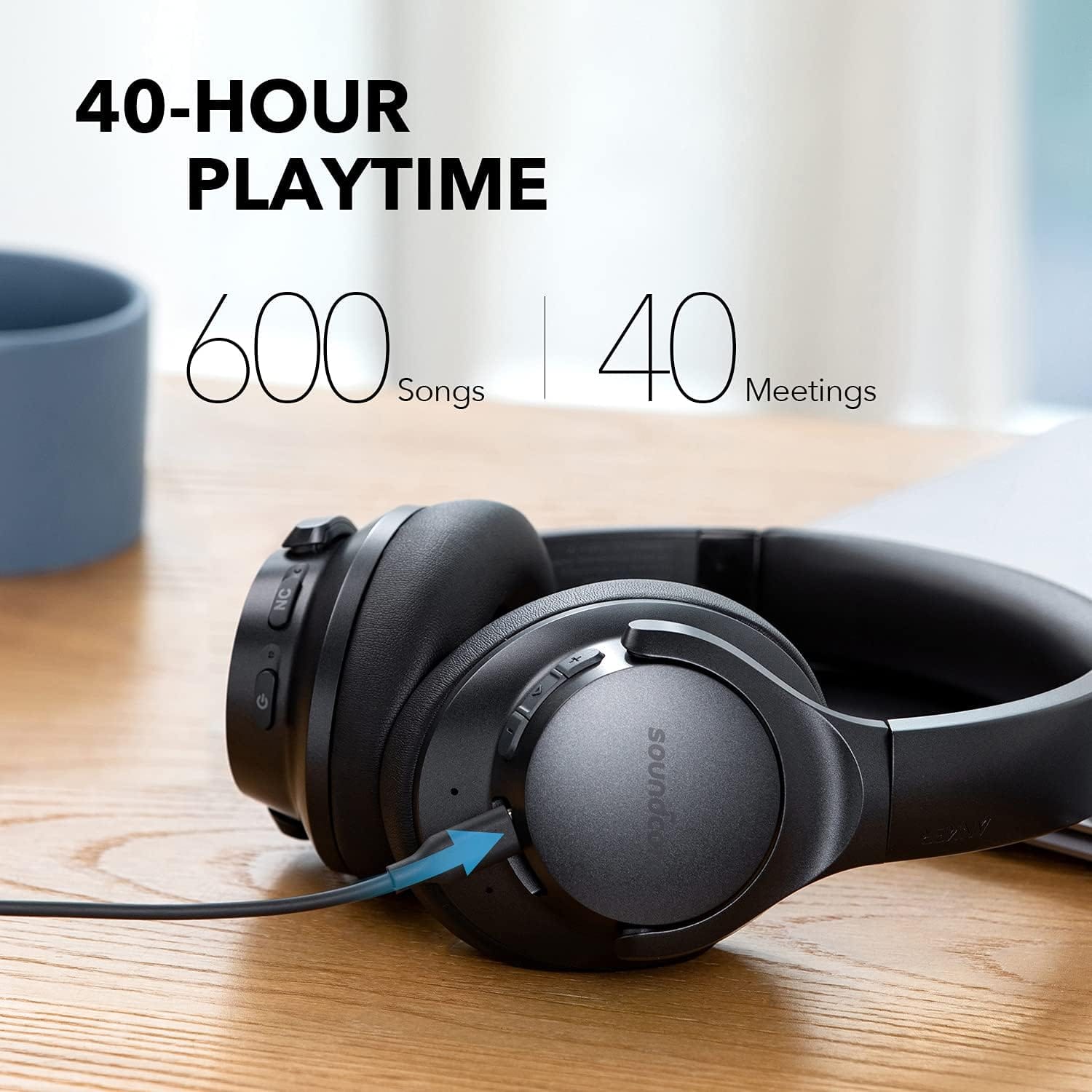 Anker Soundcore Life Q20+ Active Noise Cancelling Headphones