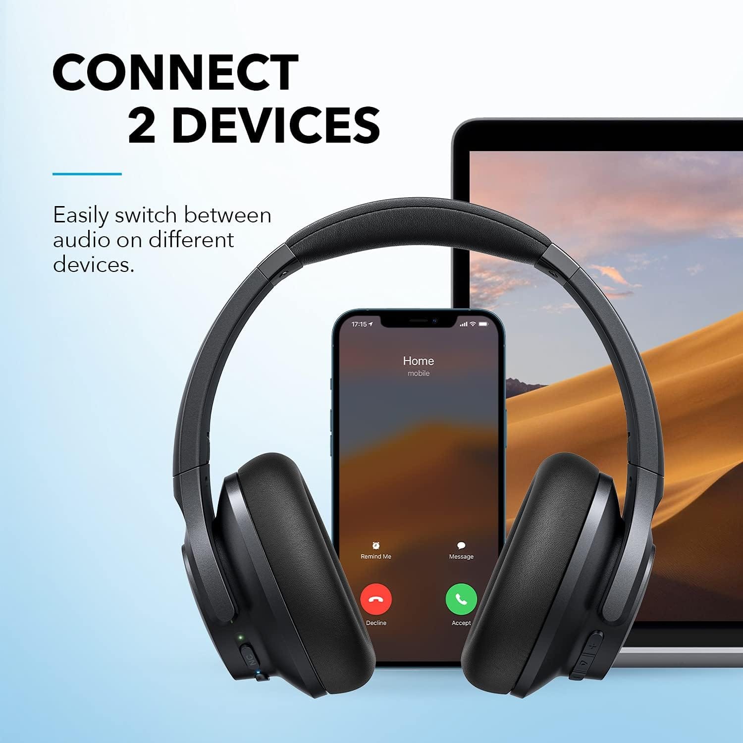 Anker Soundcore Life Q20+ Active Noise Cancelling Headphones