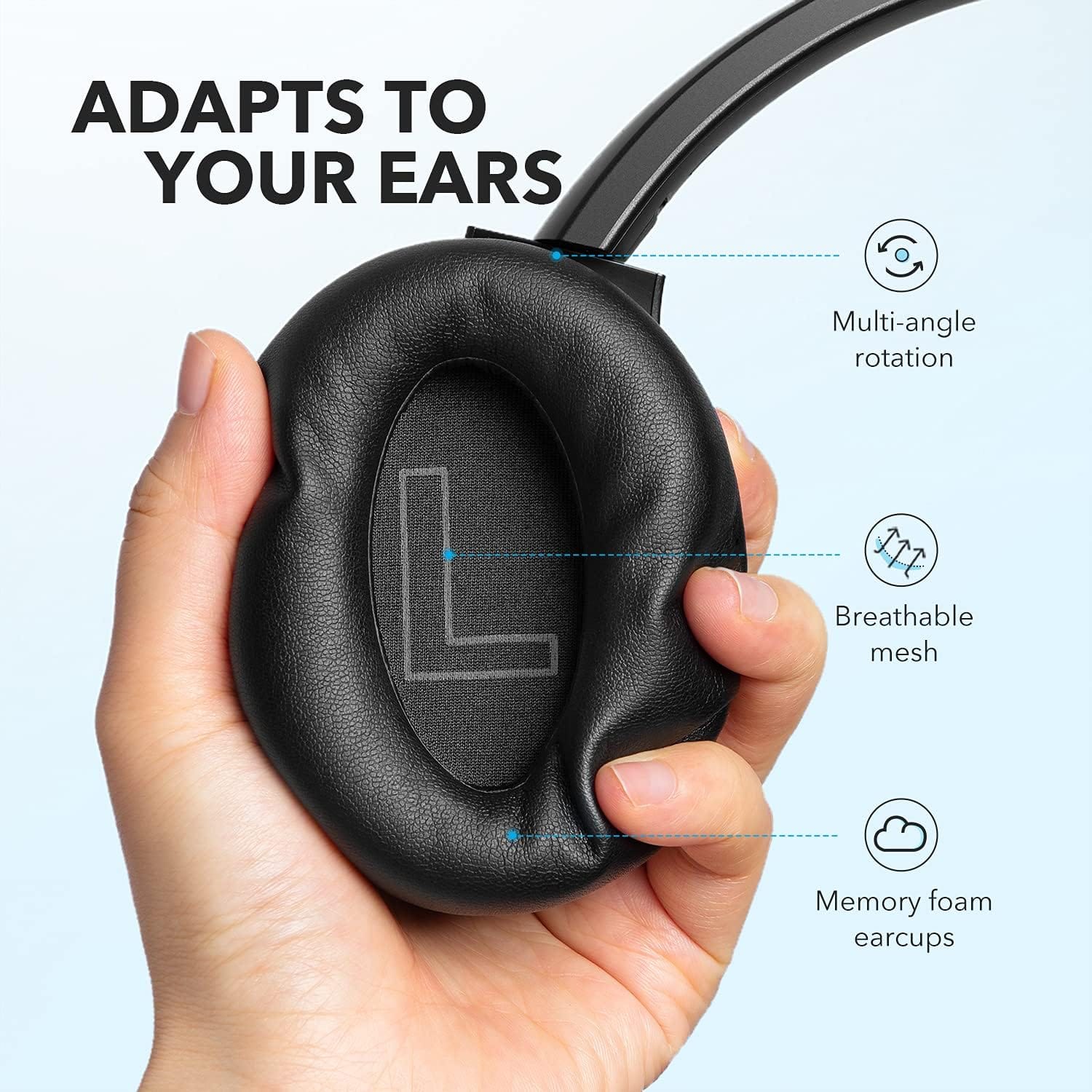 Anker Soundcore Life Q20+ Active Noise Cancelling Headphones