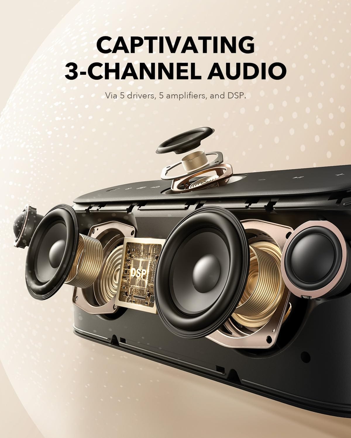 Anker Soundcore Motion X600 Bluetooth Hi-Res Audio Speaker (50W)