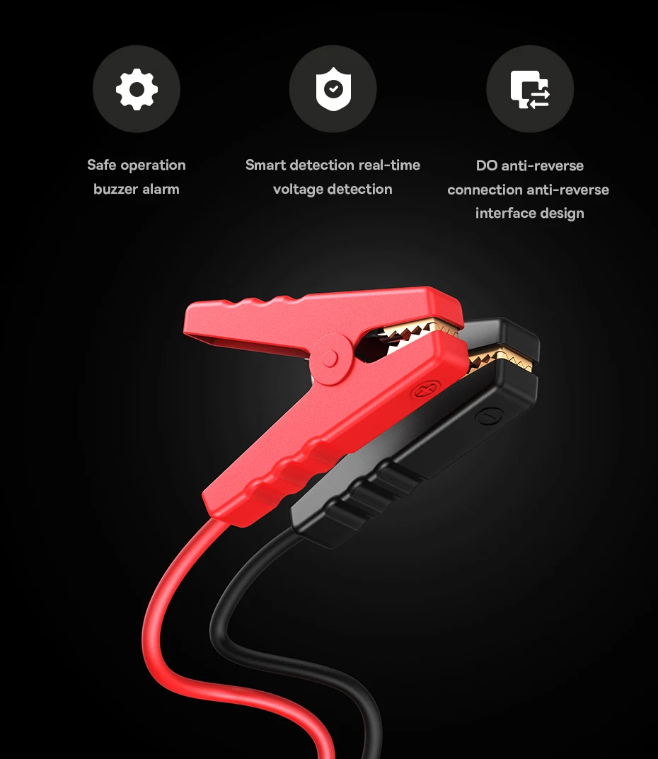 Baseus 16000mAh 1600A Car Jump Starter Power Bank