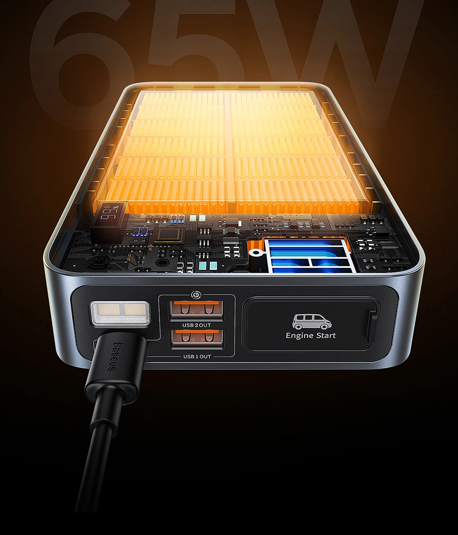 Baseus 16000mAh 1600A Car Jump Starter Power Bank