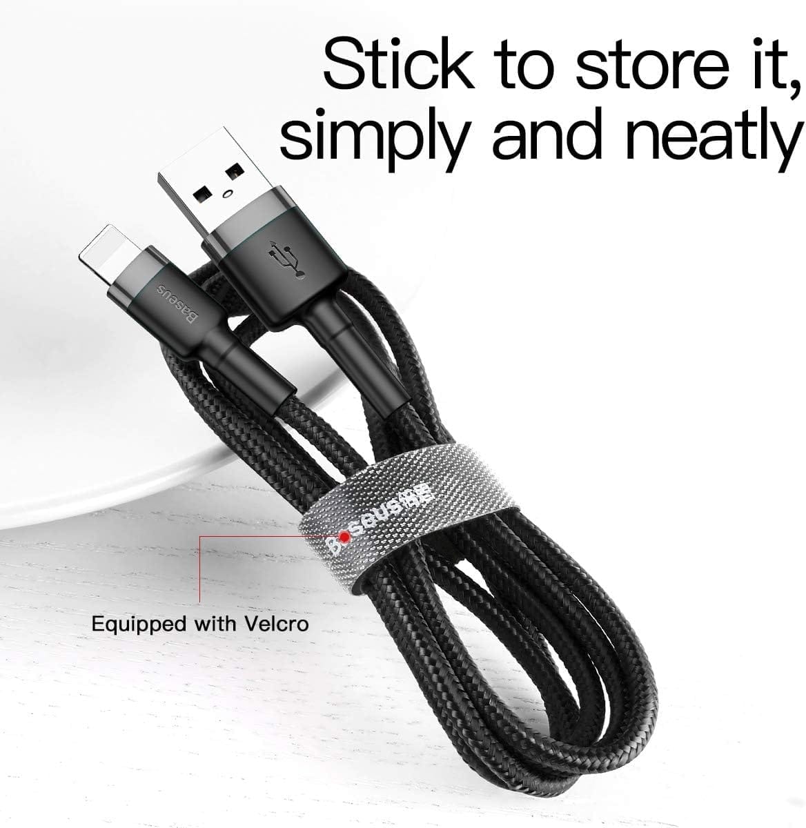 Baseus Cafule Cable USB for Lightning 2.4A 1M (CALKLF-BG1)