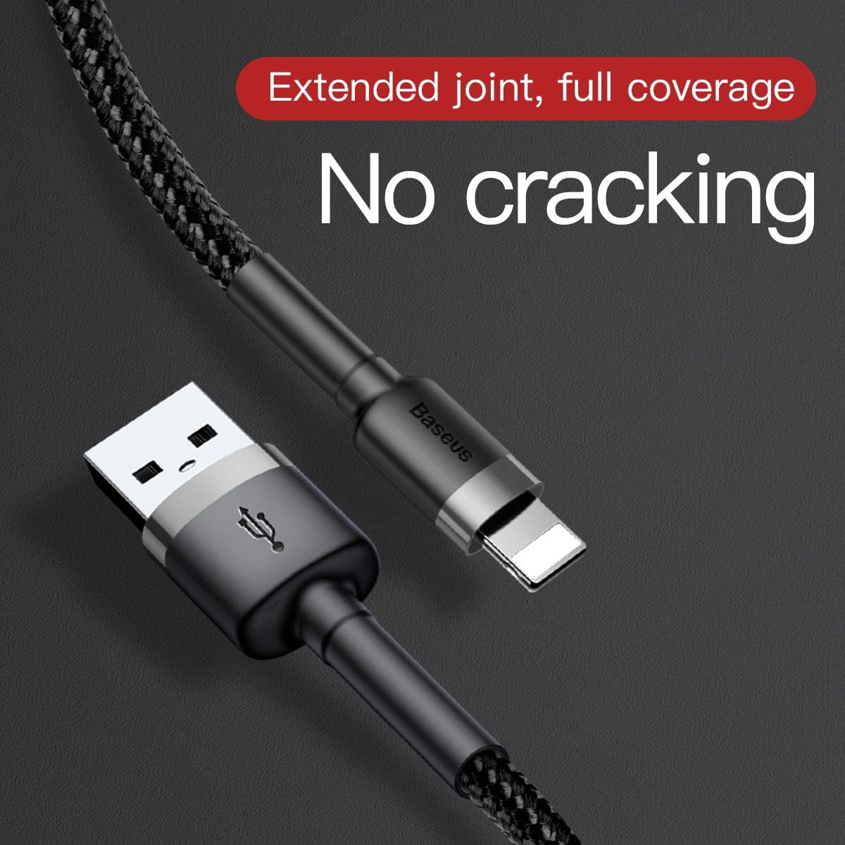Baseus Cafule Cable USB for Lightning 2.4A 1M (CALKLF-BG1)