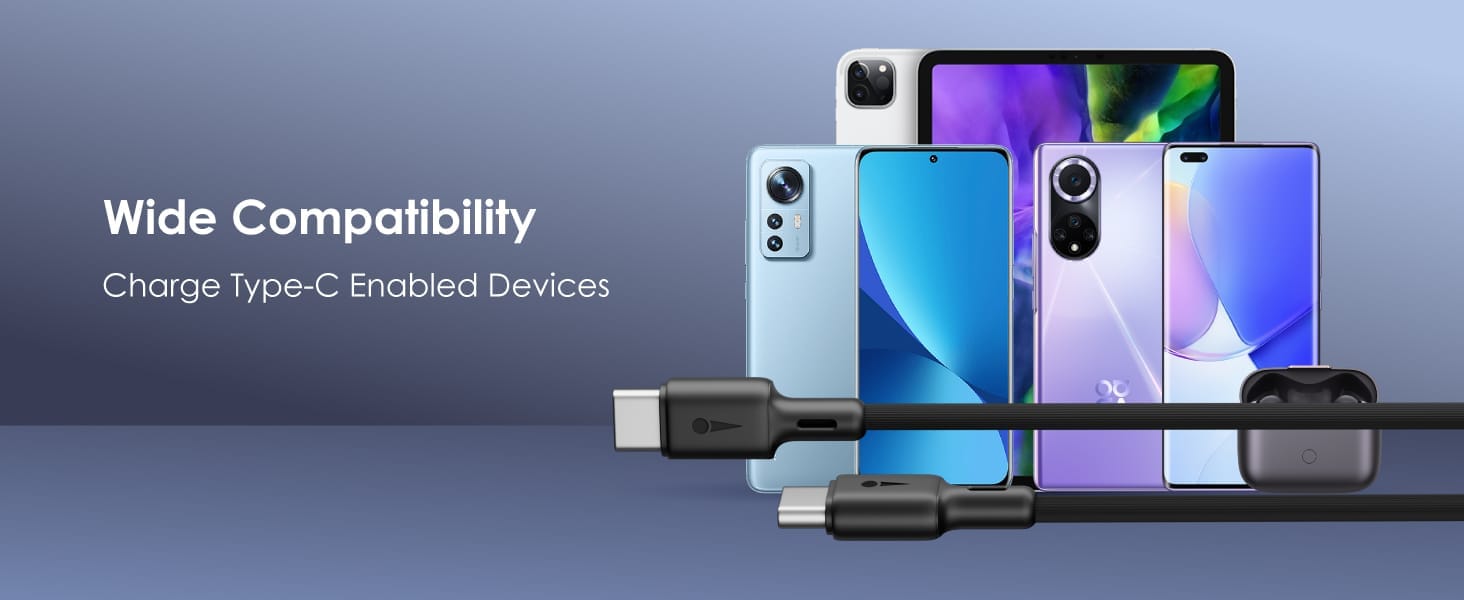 Oraimo FastLine 2 3A Type C to C 1.5M Data Cable (OCD-154CC)