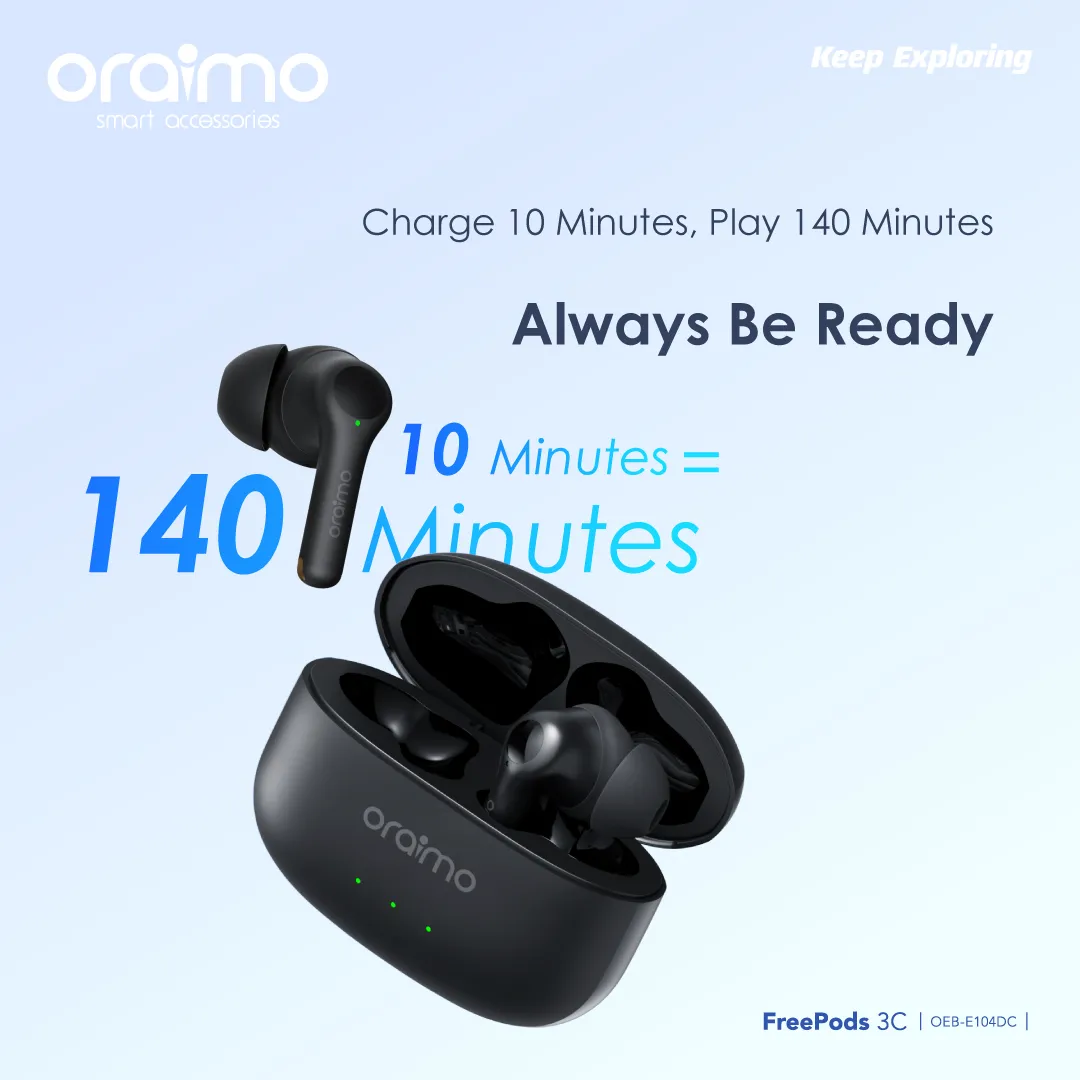 Oraimo FreePods 3C TWS Earphone (OEB-E104DC)