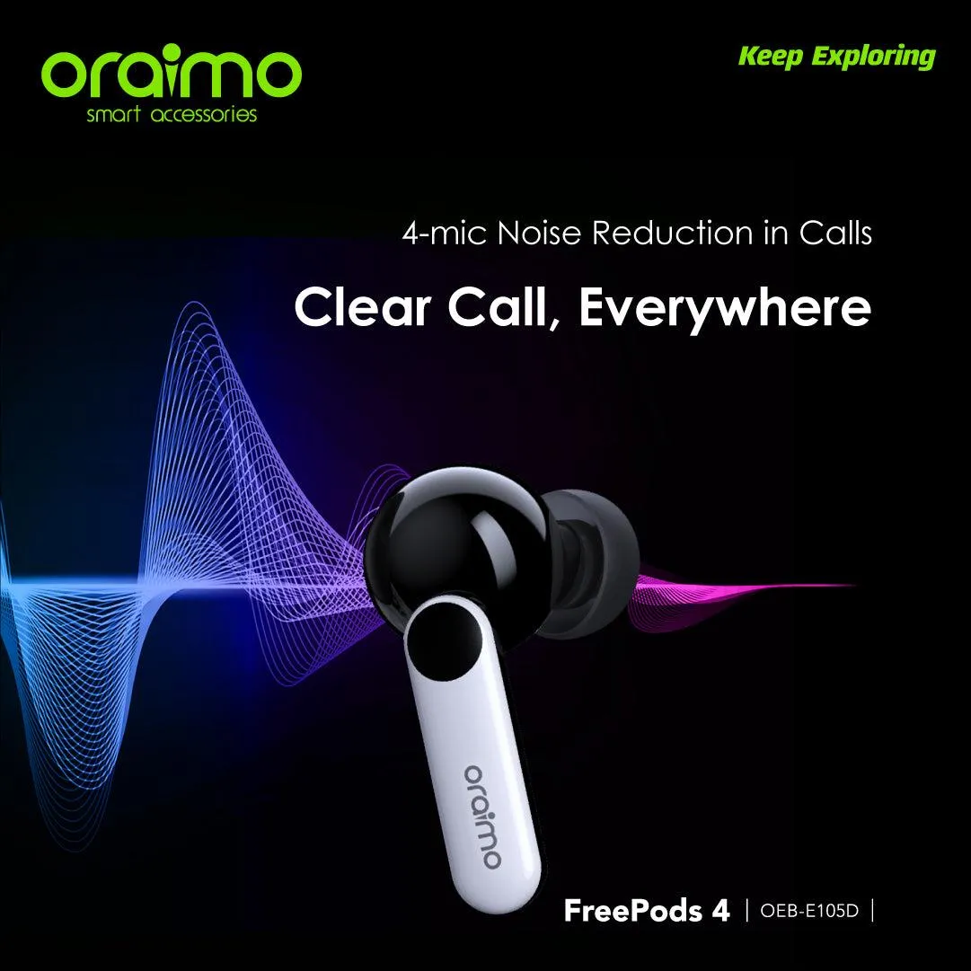 Oraimo FreePods 4 ANC True Wireless Earbuds(OEB-E105D)