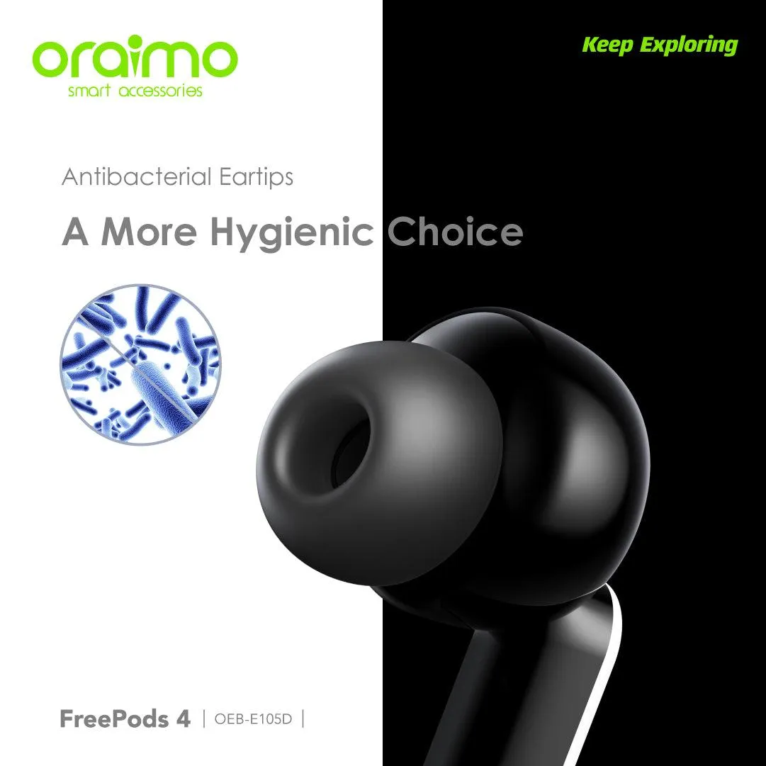 Oraimo FreePods 4 ANC True Wireless Earbuds(OEB-E105D)