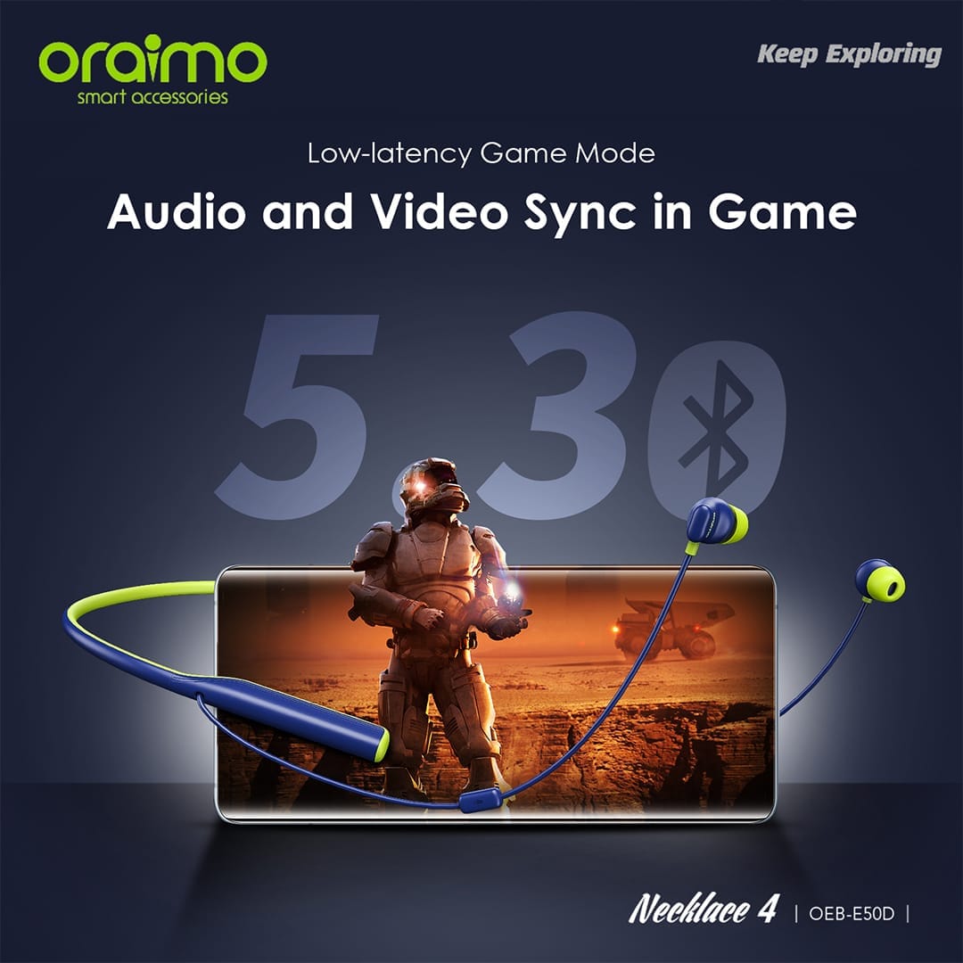 Oraimo Necklace 4 Wireless Neckband (OEB-E50D)