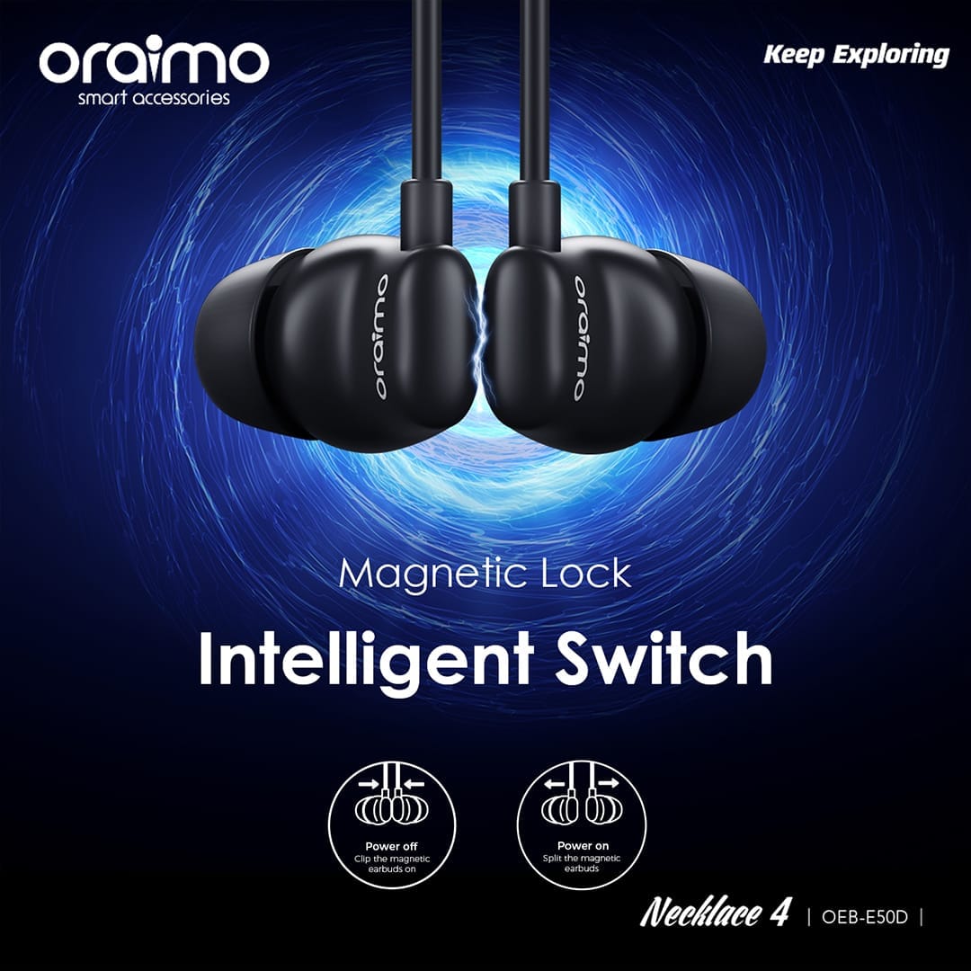 Oraimo Necklace 4 Wireless Neckband (OEB-E50D)