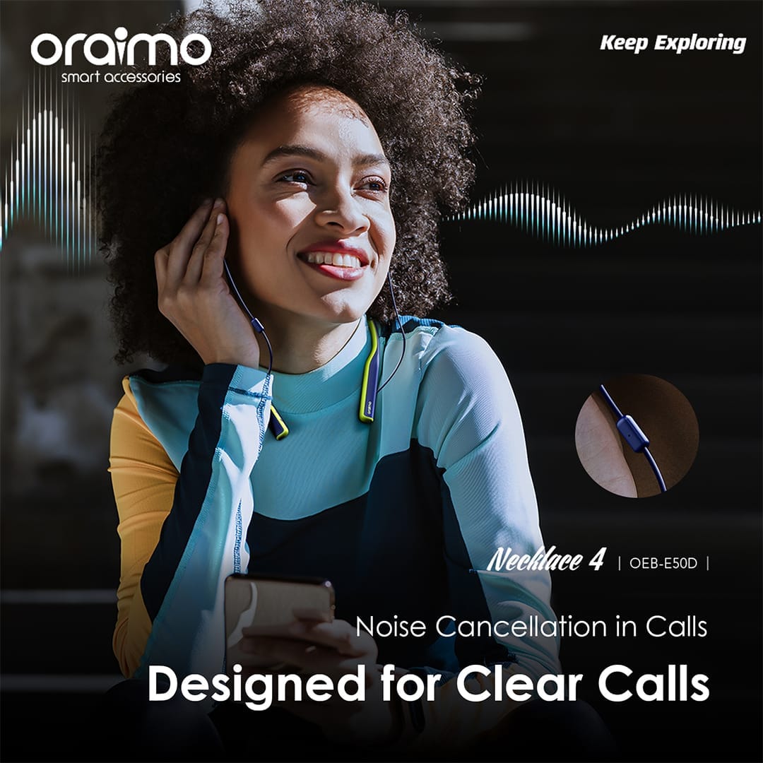 Oraimo Necklace 4 Wireless Neckband (OEB-E50D)