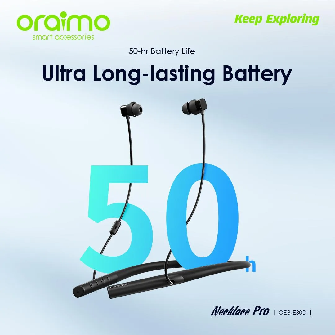 Oraimo Necklace Pro ANC Wireless Headphones-OEB-E80D