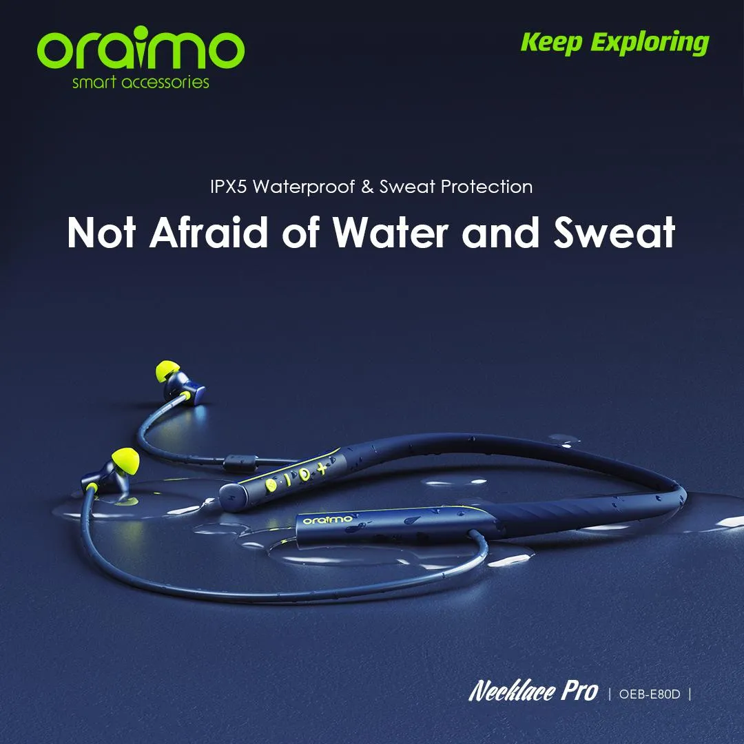 Oraimo Necklace Pro ANC Wireless Headphones-OEB-E80D