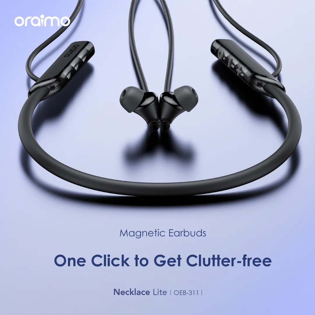 Oraimo OEB-311 Necklace Lite ENC with Vibration Wireless Neckband