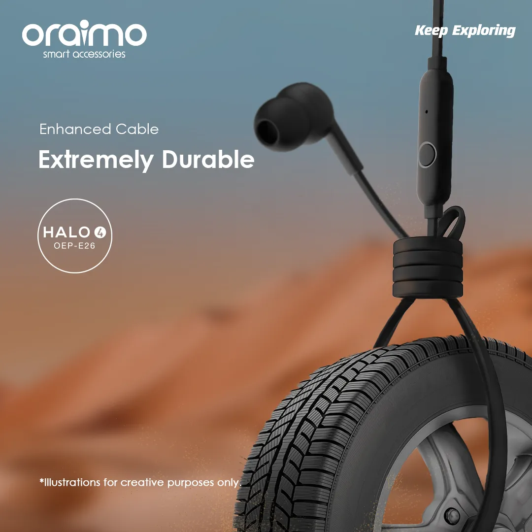 Oraimo OEP-E26 HALO 4 3.5mm In-Ear Earphone