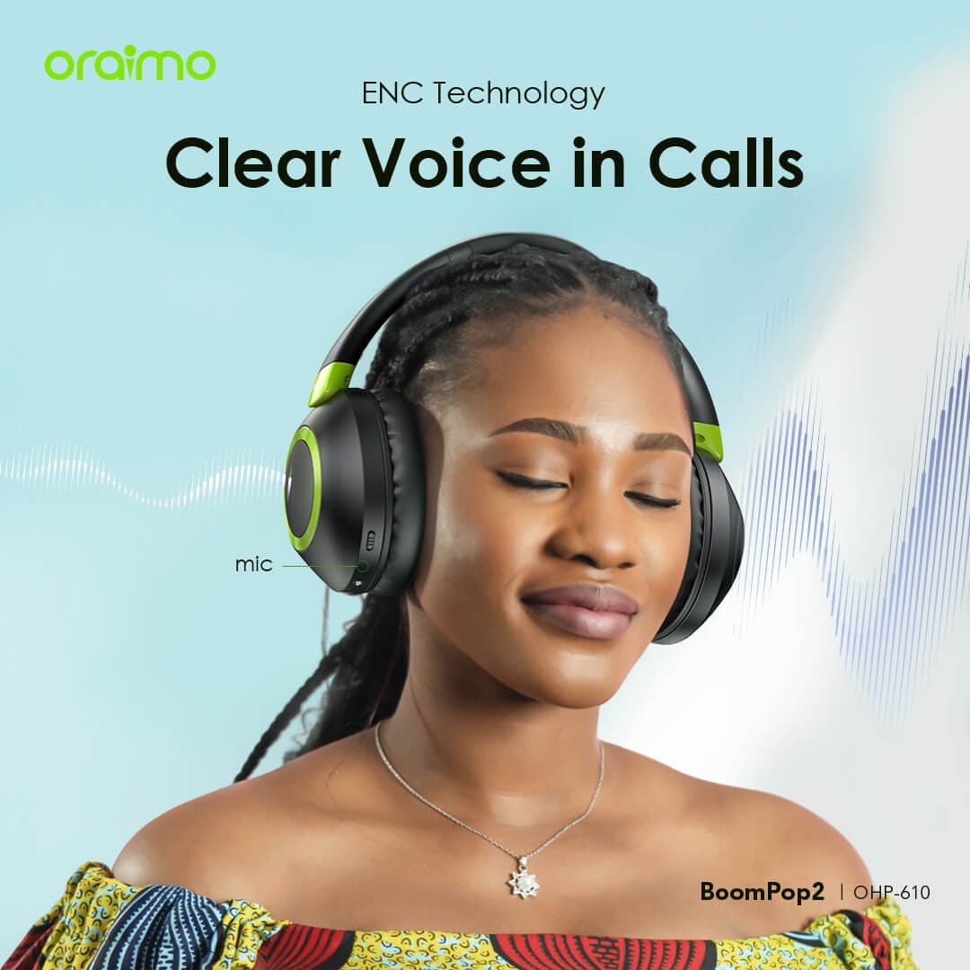 Oraimo OHP-610 BoomPop 2 Wireless Headphones