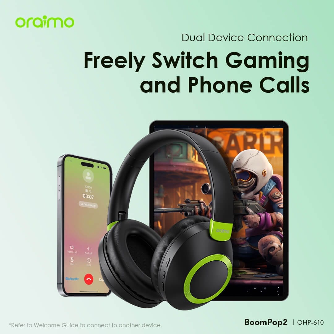 Oraimo OHP-610 BoomPop 2 Wireless Headphones
