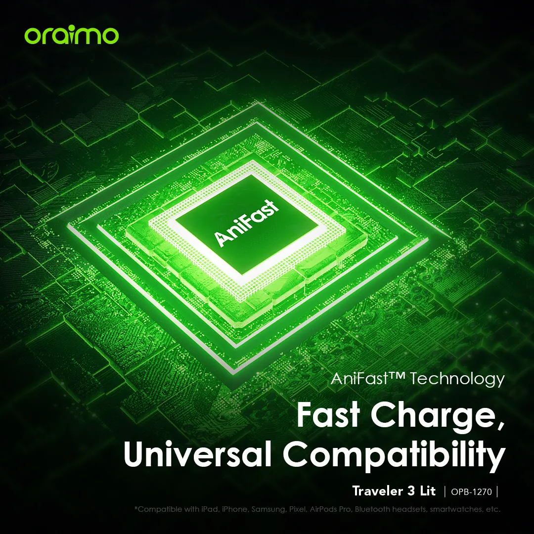 Oraimo Traveler 3 Lit 27000mAh 15W Power Bank (OPB-1270)