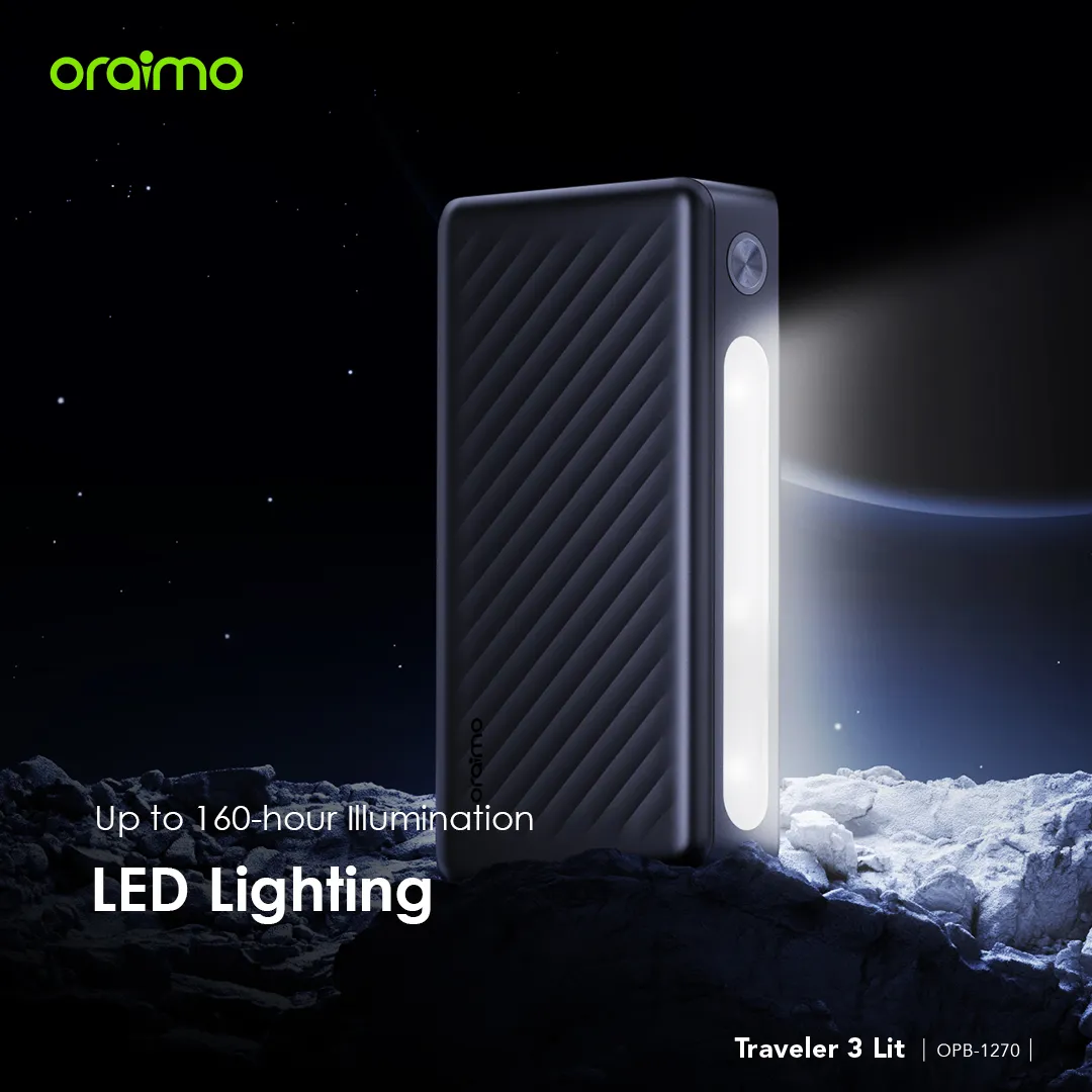 Oraimo Traveler 3 Lit 27000mAh 15W Power Bank (OPB-1270)