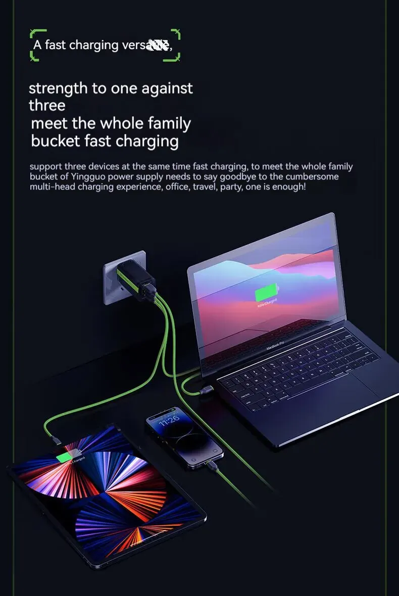 Sharge Hermit 65W Gallium Nitride Multi-port Fast Charger