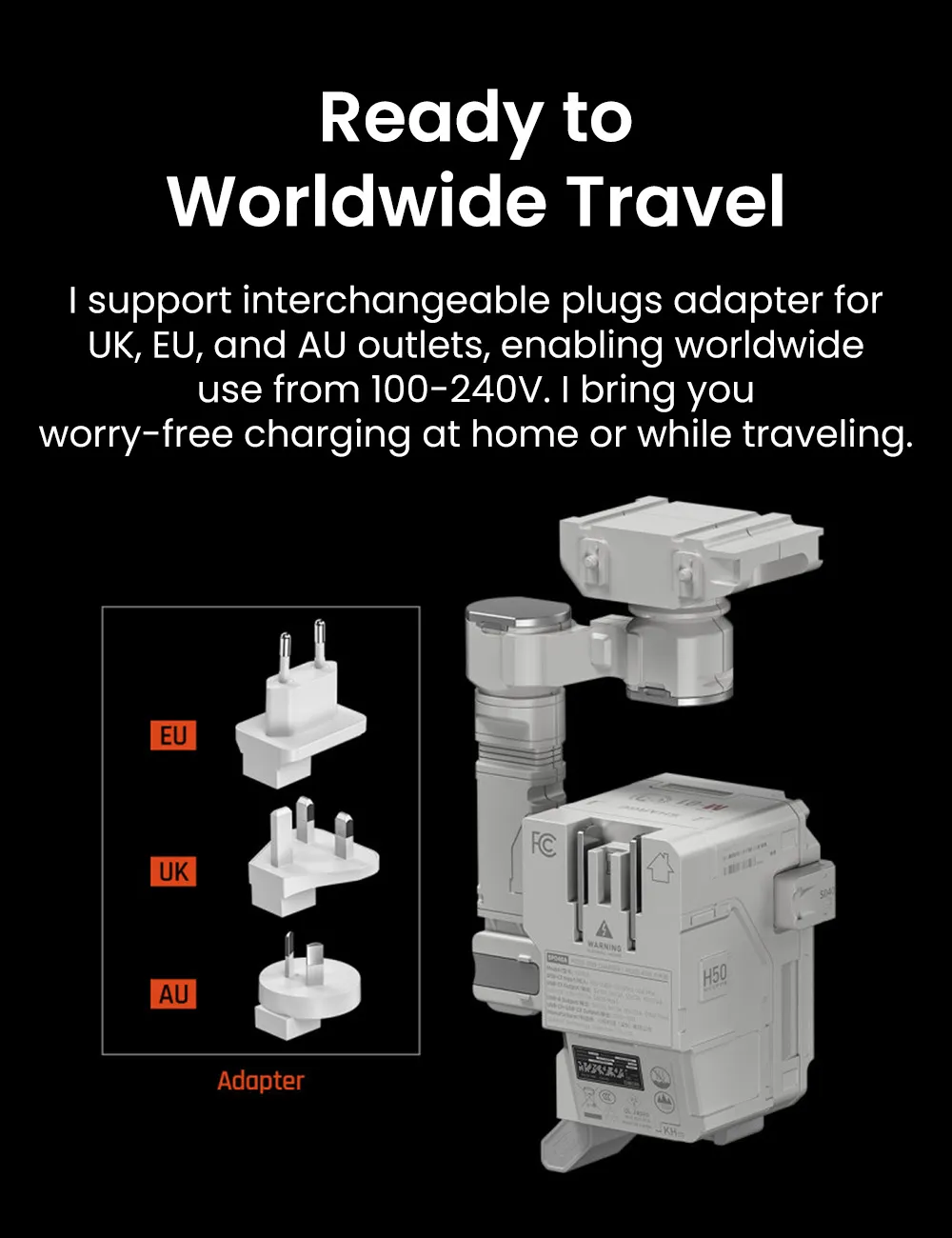 Sharge MOSS Charger 40W 2 Ports USB-C × 1 USB-A × 1