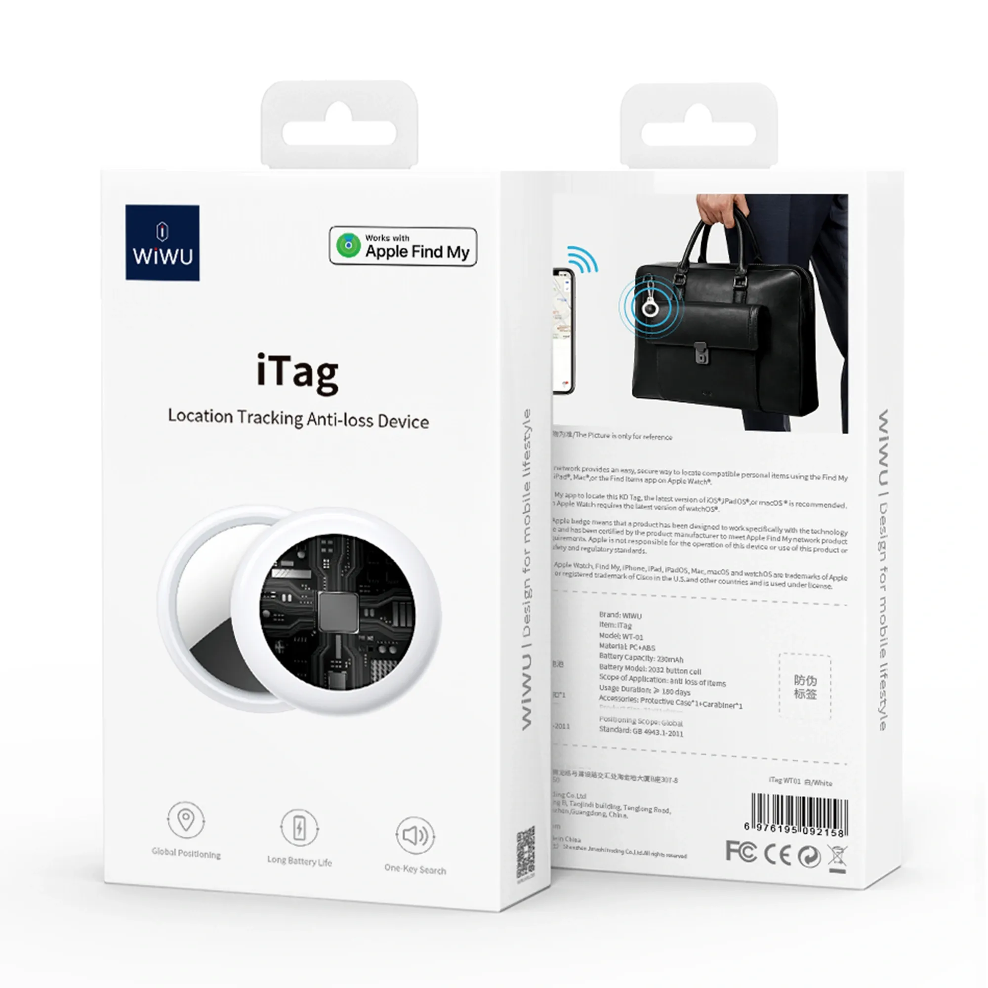 WiWU WT-01 iTag Anti-lost Smart Tracker