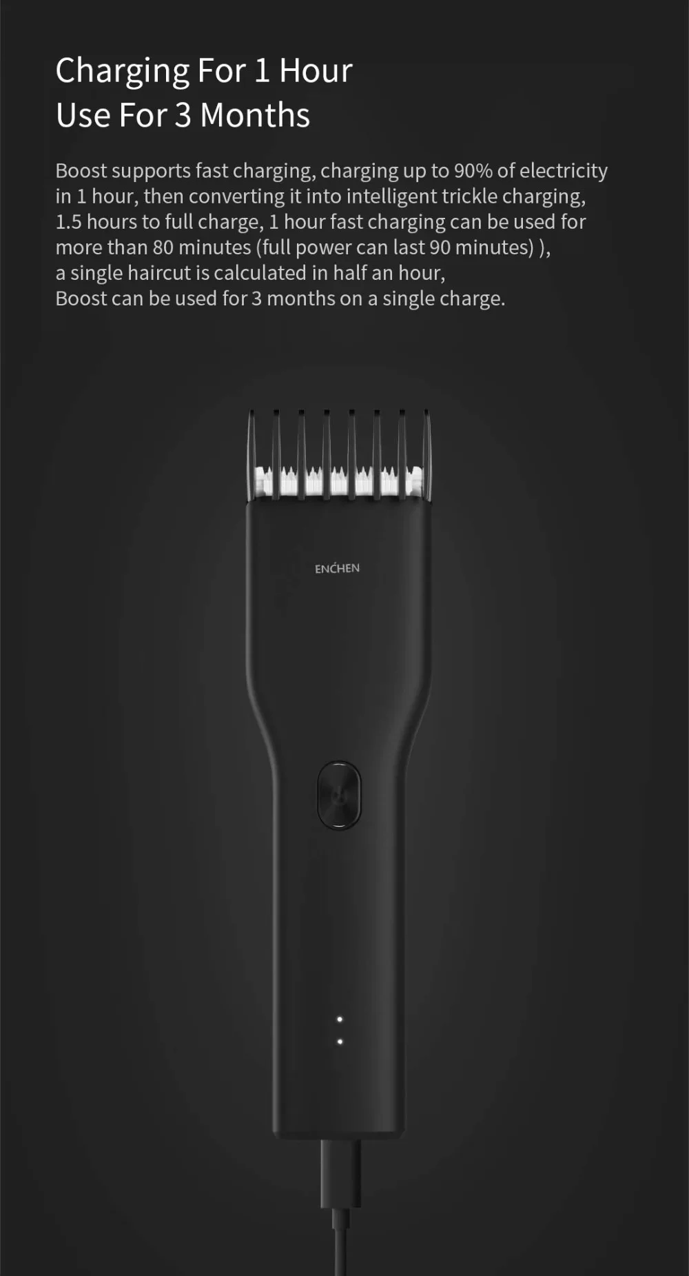 Xiaomi ENCHEN Boost USB Electric Hair Trimmer