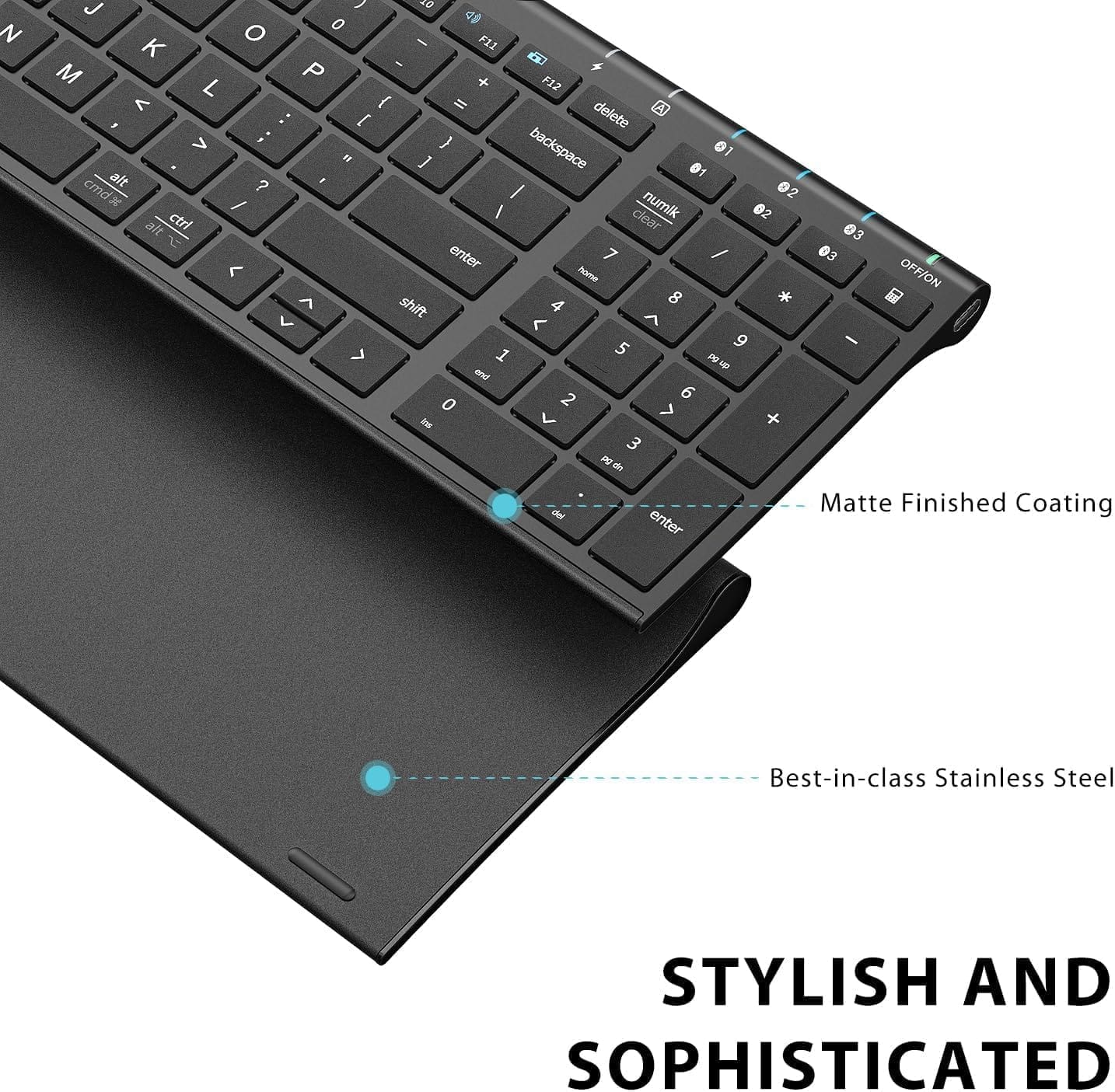 iClever BK10 Bluetooth Keyboard 4
