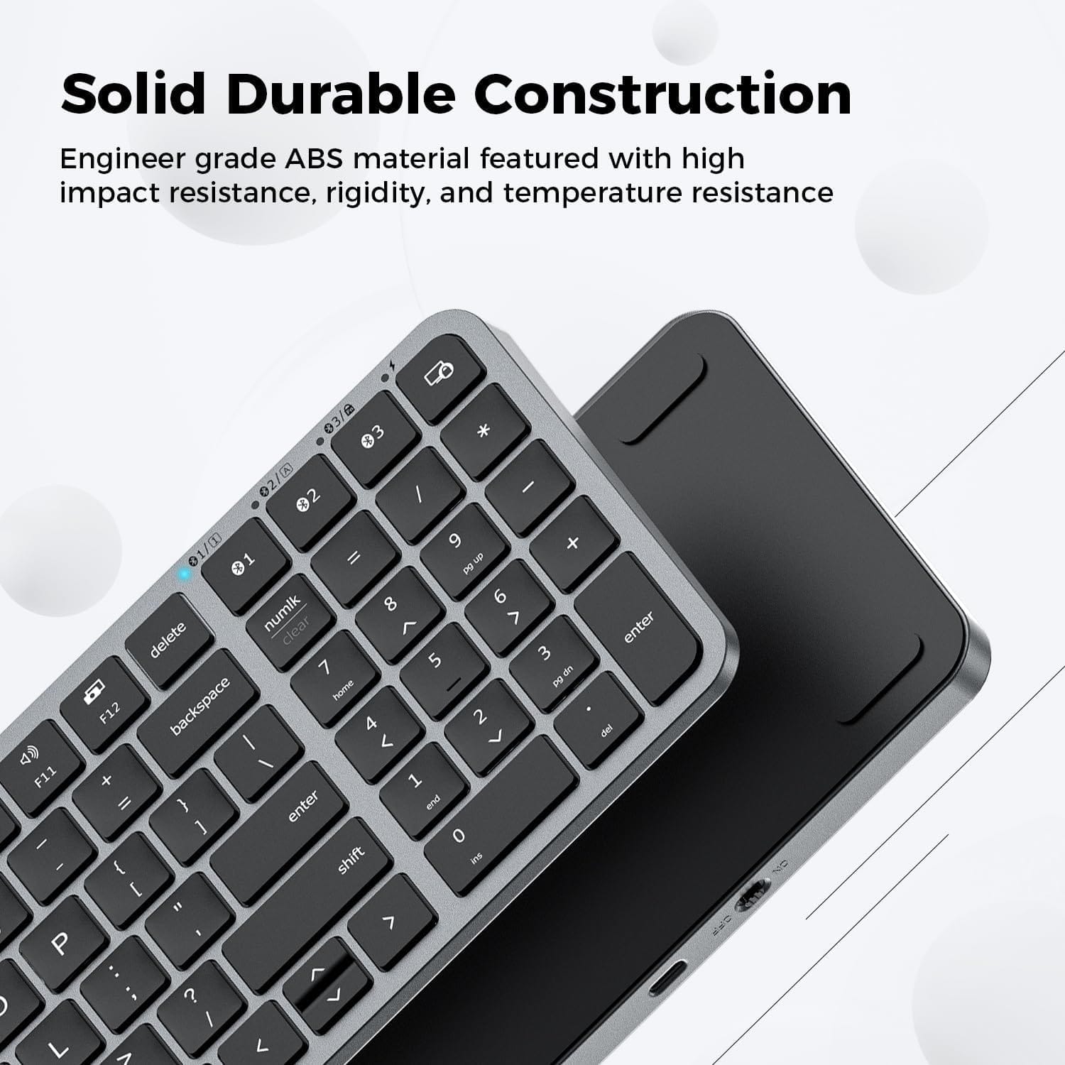iClever BK20 Compact Size Multi-Deivice Bluetooth Keyboard