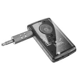 HOCO E66 Transparent Wireless Bluetooth 3.5mm AUX Audio Adapter