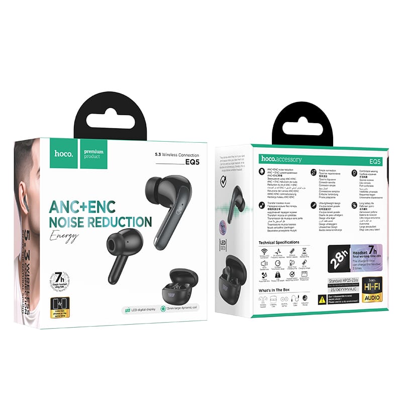 Hoco EQ5 ANC Bluetooth Earbuds
