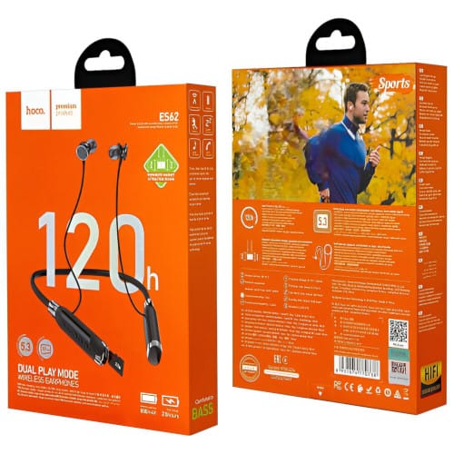 Hoco ES62 Bluetooth Neckband Memory Card Supported